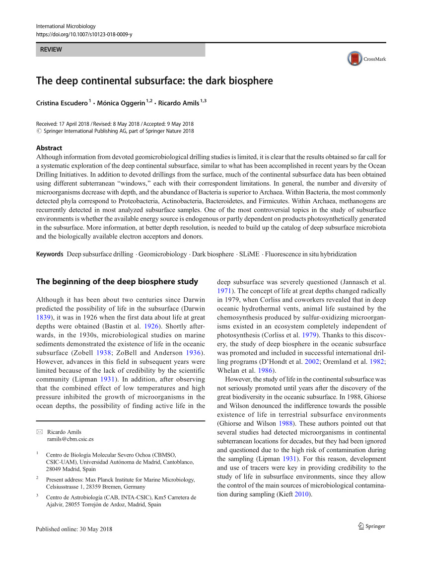 pdf indigenous and contaminant microbes in ultradeep mines