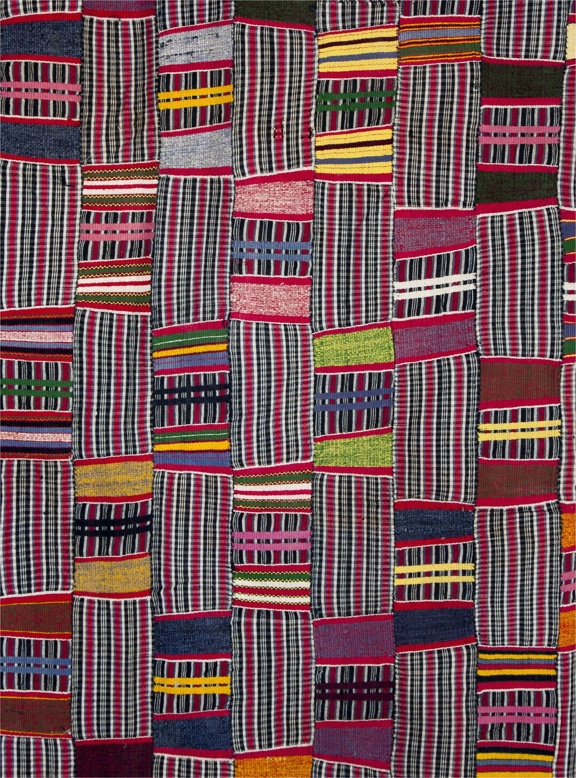 africa details from a strip woven cloth from the ewe people of togo cotton locally woven and dyed