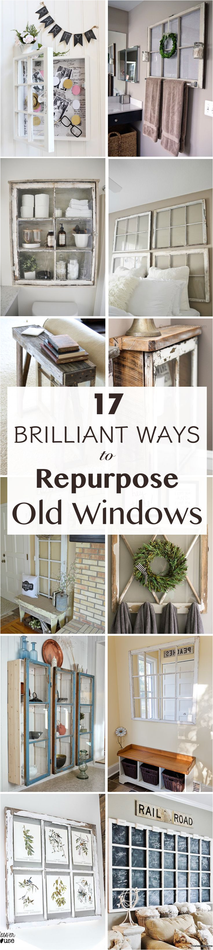 17 brilliant ways to repurpose old windows