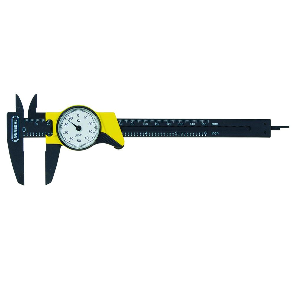 6 in single rotation dial caliper