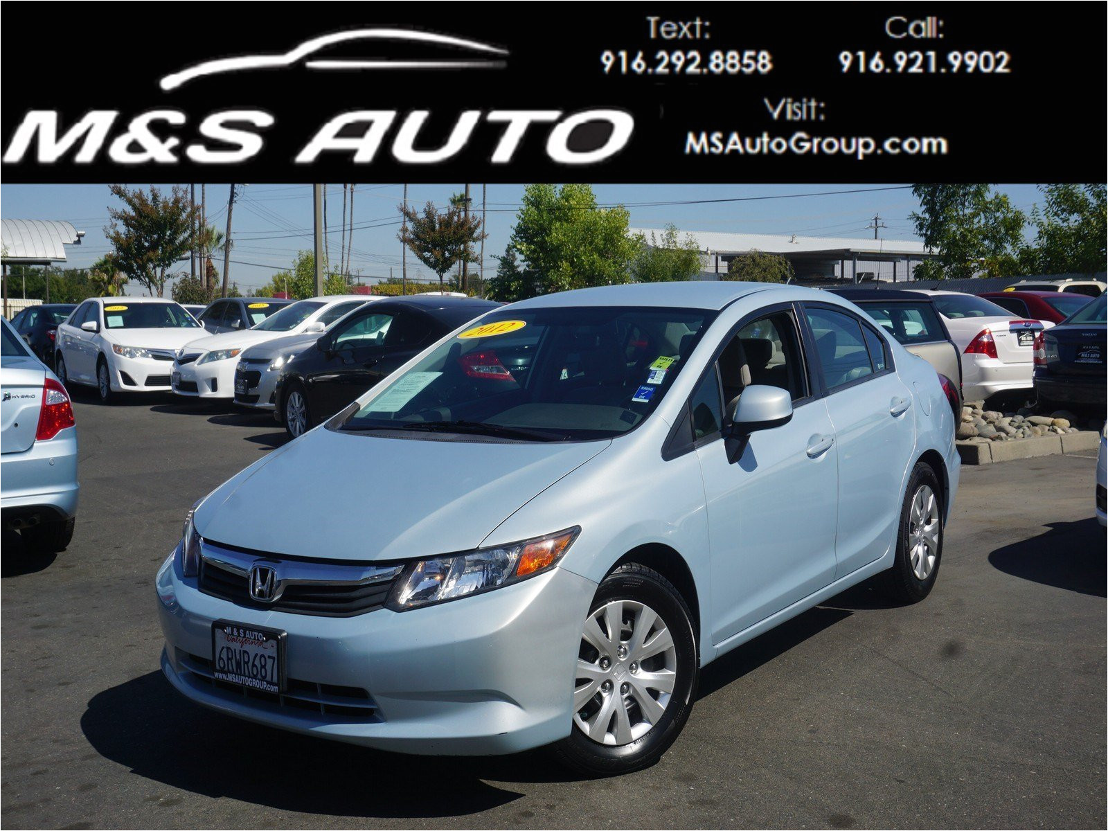 pre owned 2012 honda civic sdn lx