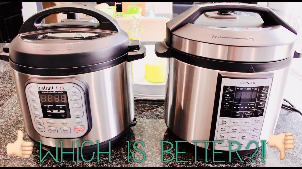 the battle of the pressure cookers cosori or instant pot