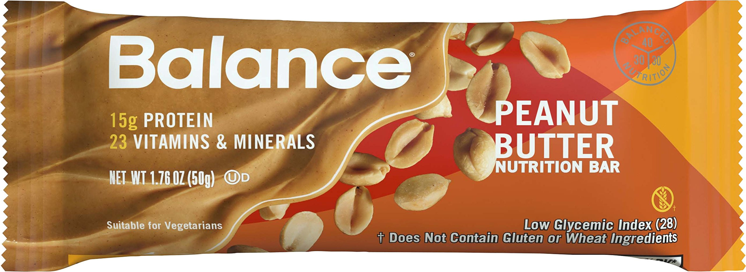 balance bar protein bars healthy snacks to support energy peanut butter 1 76 oz