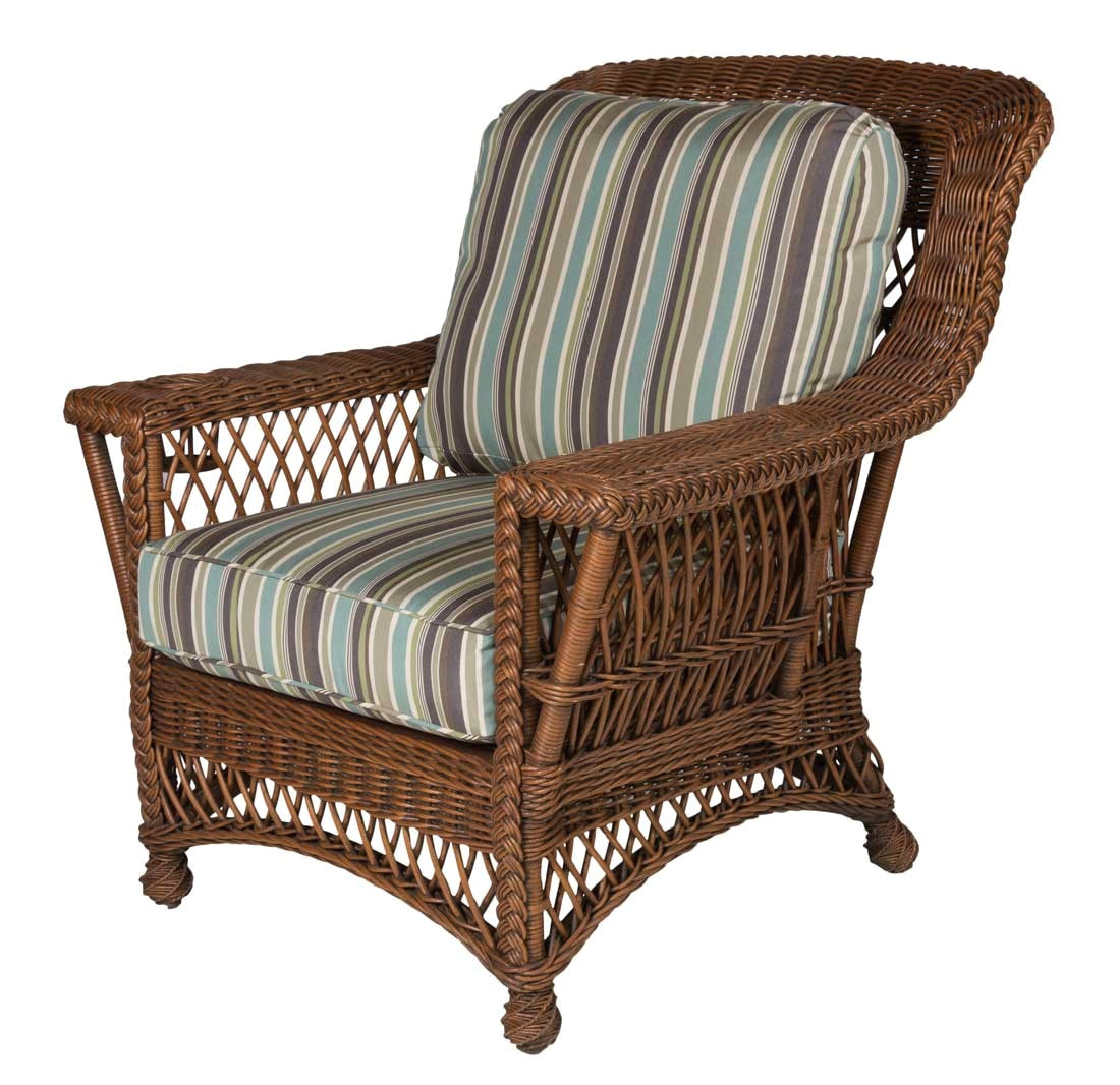 rockport natural wicker chair with magazine glass holder high back coffee