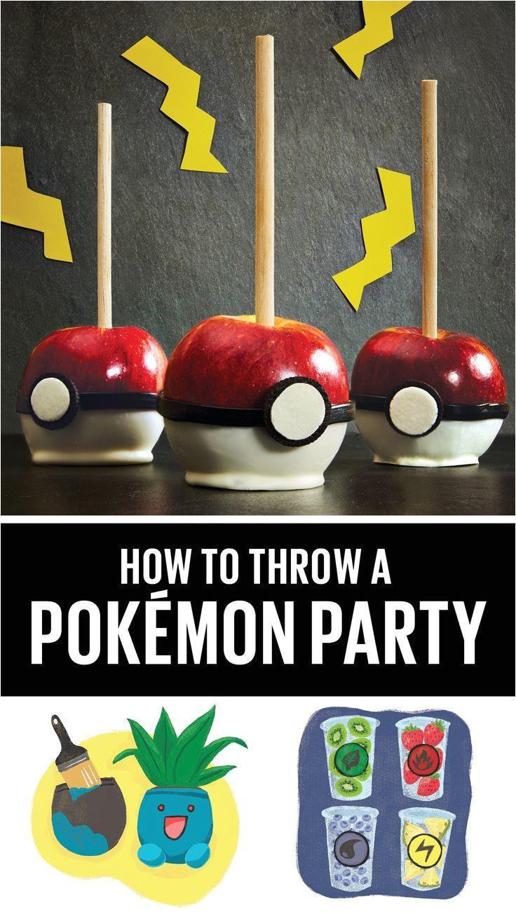 how to throw a pokemon party