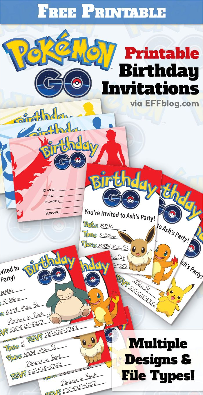 free printable pokemon go invitations several designs and multiple file types for your printing needs
