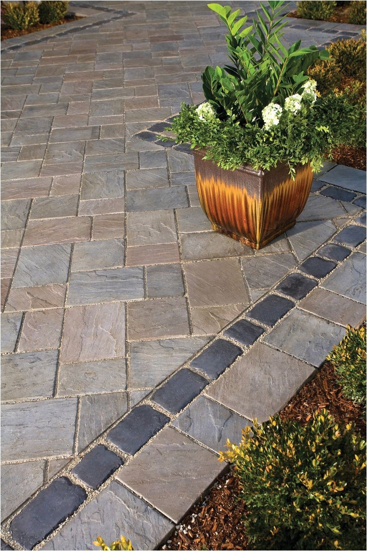 i like the way the pavers are arranged and maybe the darker thin border for down