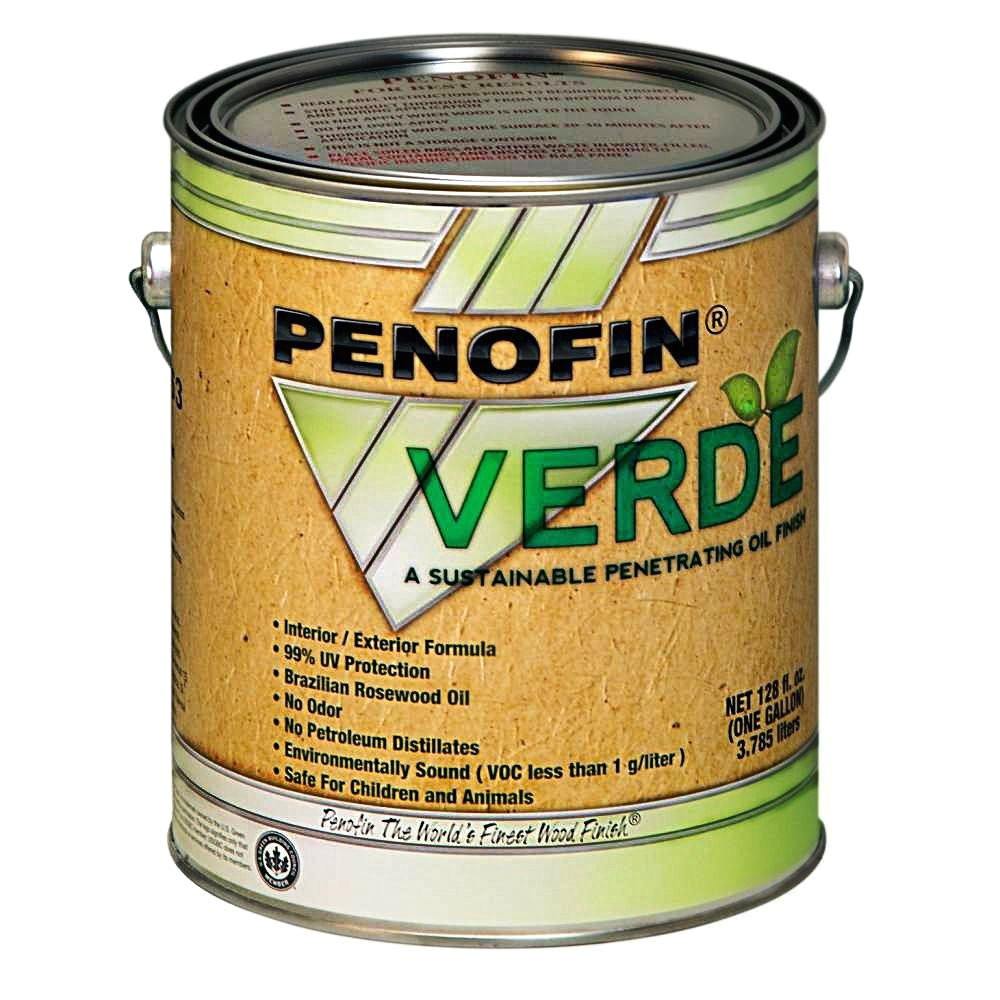 Penofin Brazilian Rosewood Oil Penofin Fovpnga Verde Penetrating Oil Pine One Gallon Household