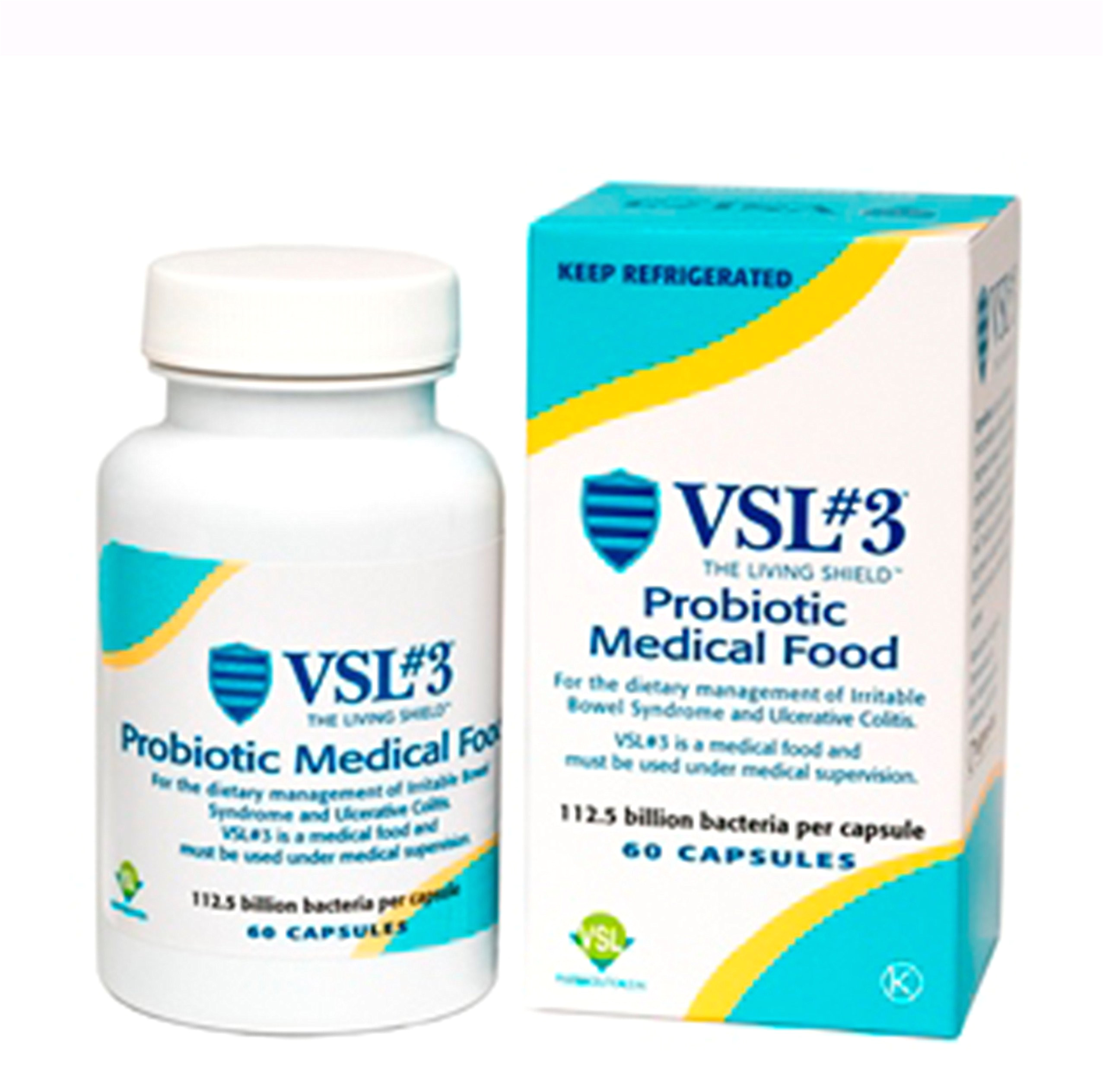 amazon com vsl 3 60 capsules shipped in a cooler with ice pack health personal care