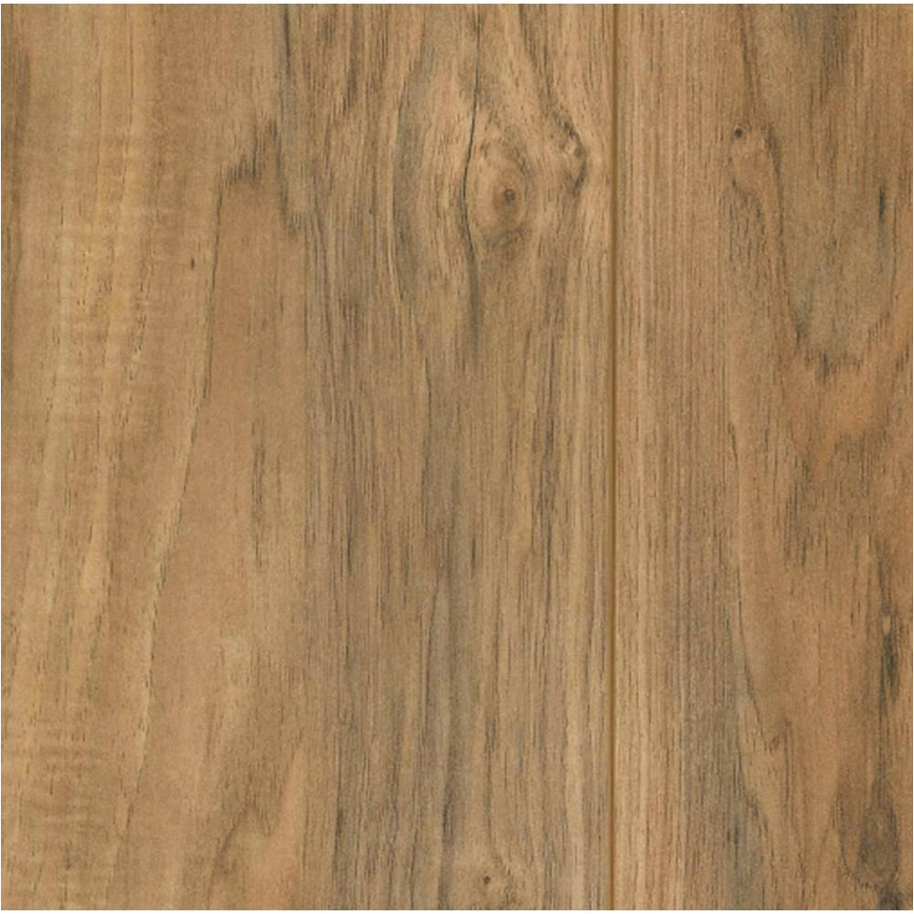 trafficmaster lakeshore pecan 7 mm thick x 7 2 3 in wide x 50 5 8 in length laminate flooring 72 sq ft dec18