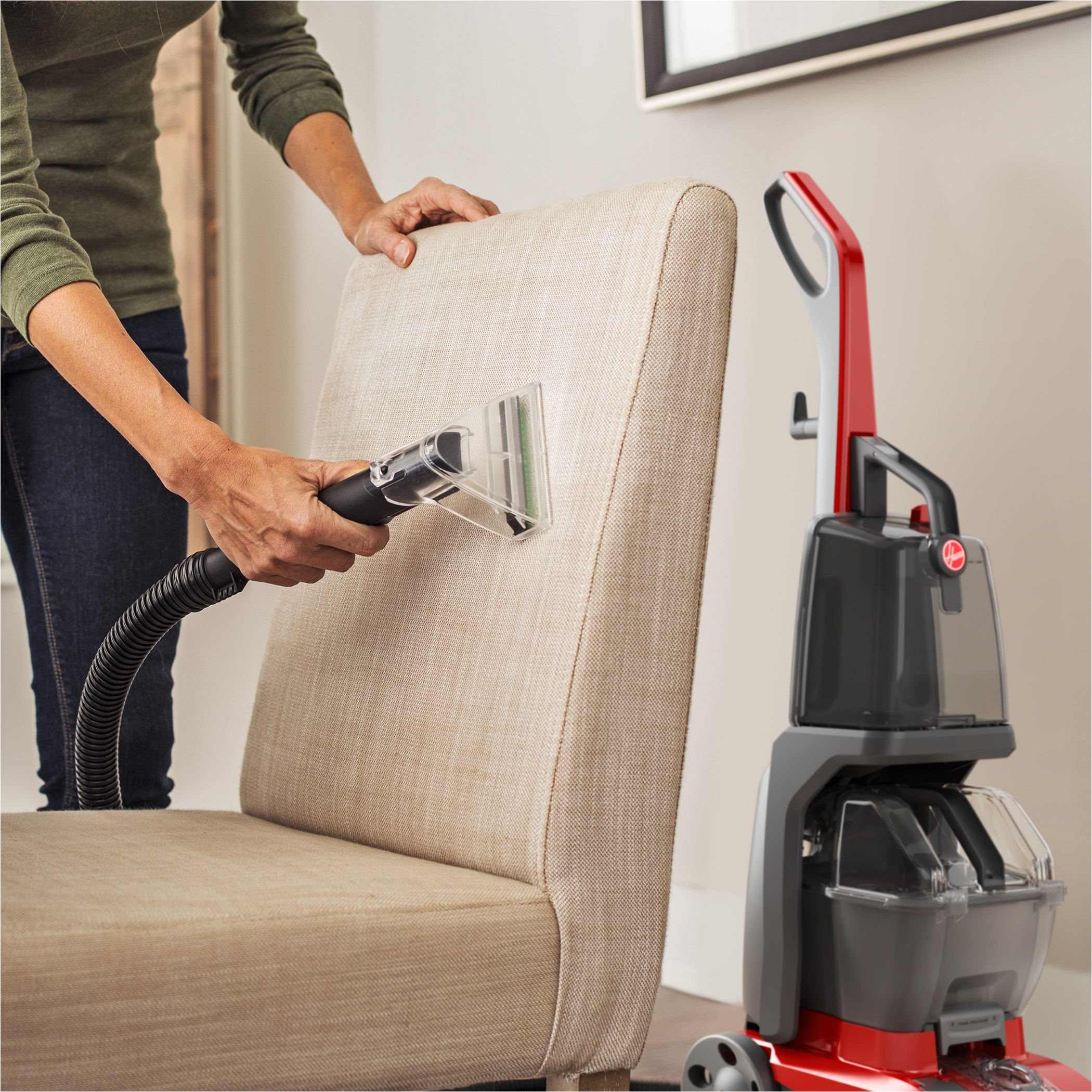 Personal touch Carpet and Floor Care Hoover Power Scrub Carpet Cleaner W Spinscrub Technology Fh50135