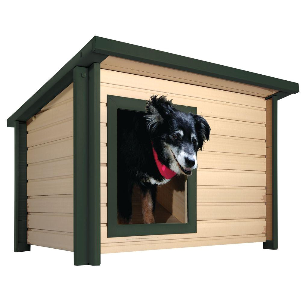 eco concepts xl rustic lodge dog house