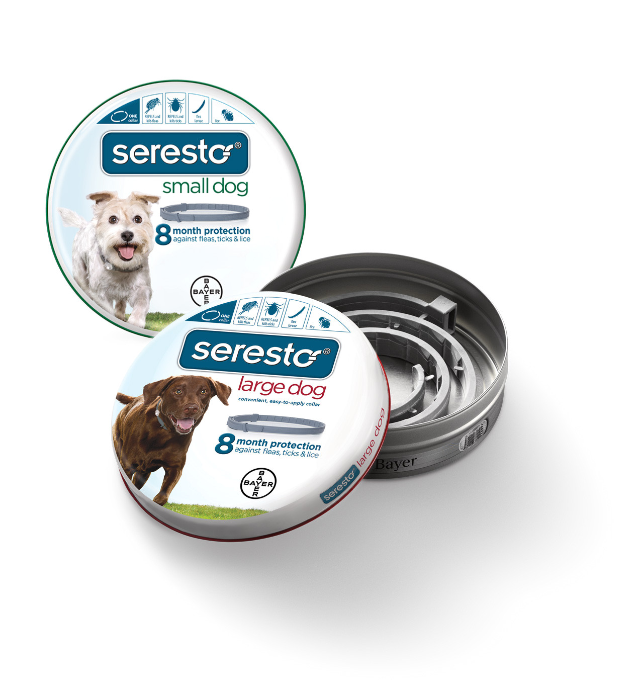 seresto flea and tick prevention collar for large dogs 8 month flea and tick prevention walmart com