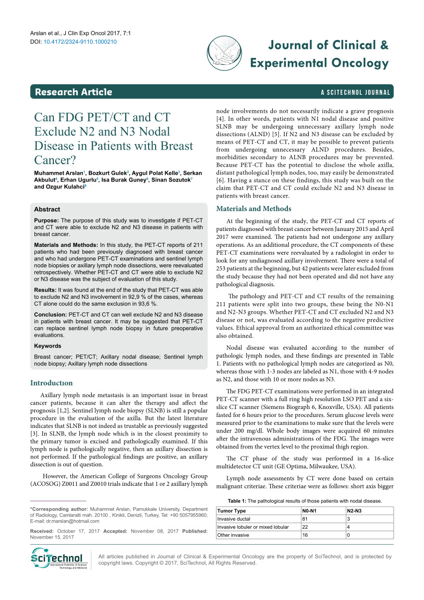 pdf a systematic review of positron emission tomography pet and positron emission tomography computed tomography pet ct for the diagnosis of breast