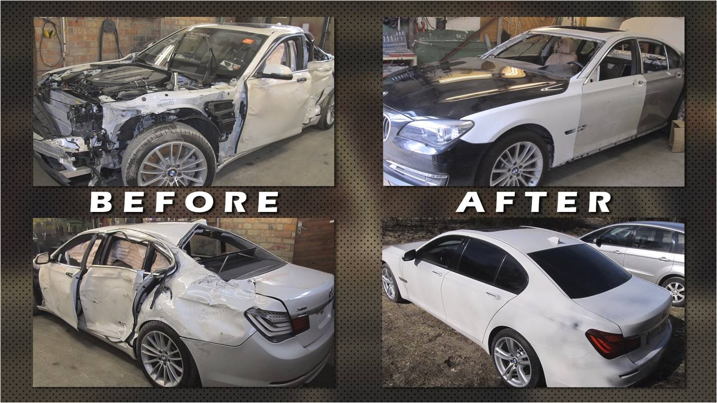 Pick and Pull Auto Parts Houston Watch This Russian Body Shop Completely Repair A totaled Bmw 7