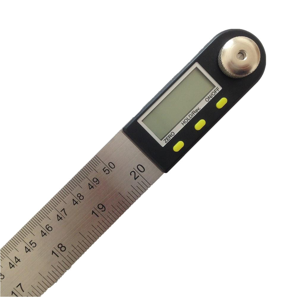 freeshipping 500mm digital protractor inclinometer goniometer level measuring tool electronic angle gauge stainless steel angle ruler