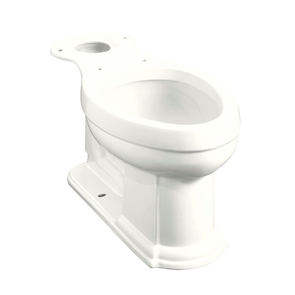 kohler devonshire comfort height elongated toilet bowl only in white