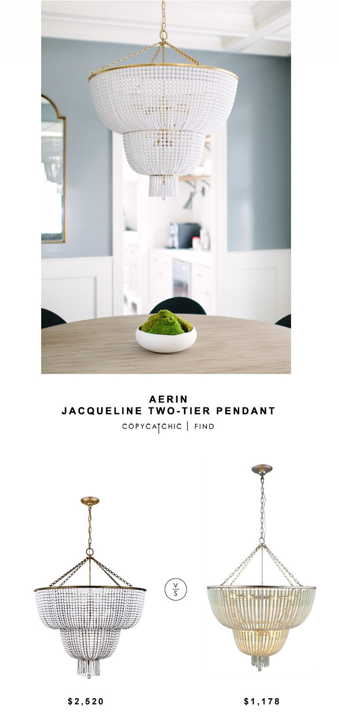 aerin jacqueline two tier pendant