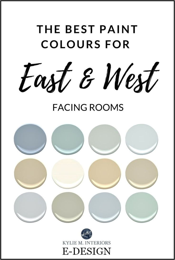 the best paint colour for east west facing exposure rooms benjamin moore