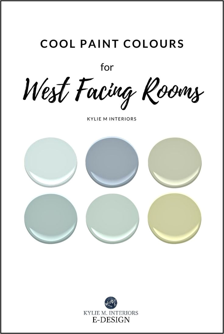 best paint colours for west facing room exposure benjamin moore sherwin williams cool