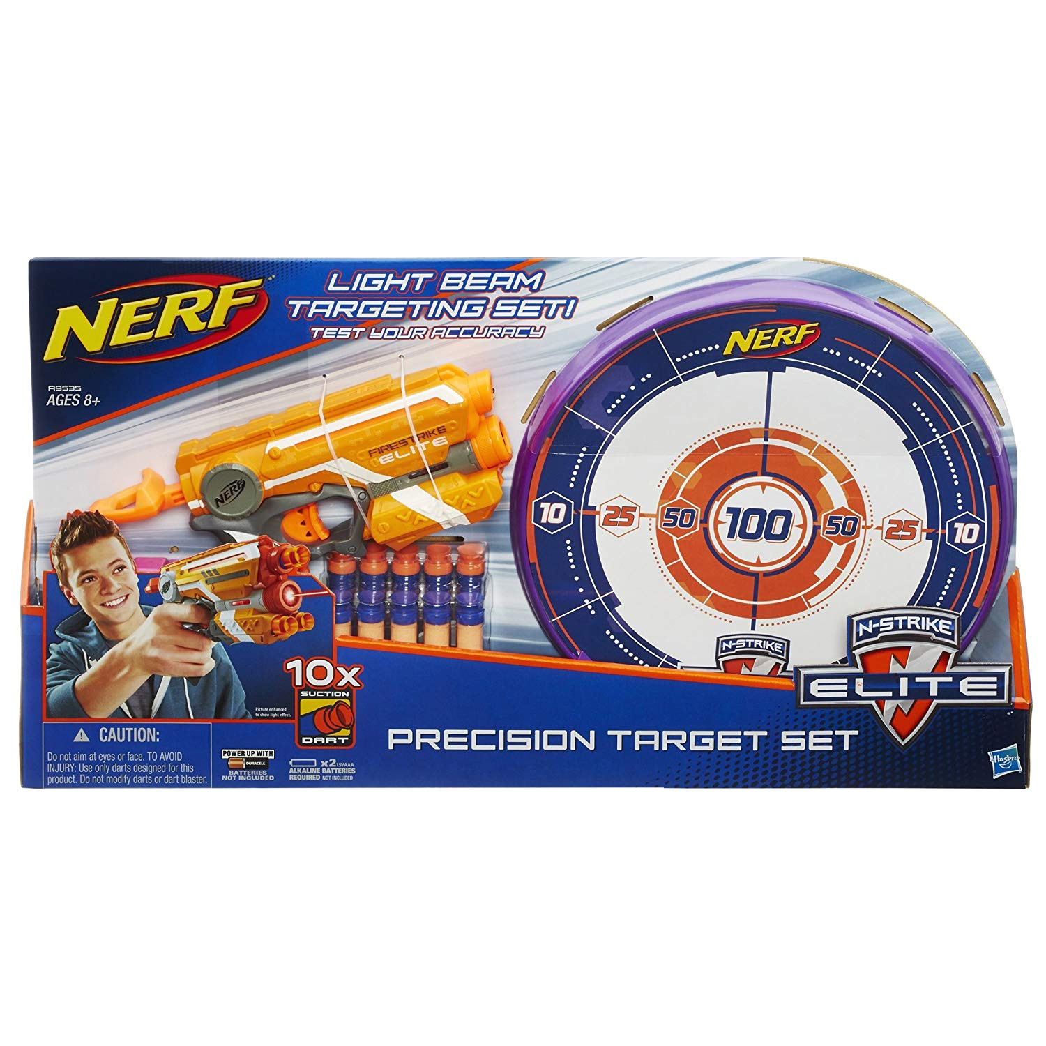 this will be a good gift for 8 years old boys who want to get some target practice in their spare time