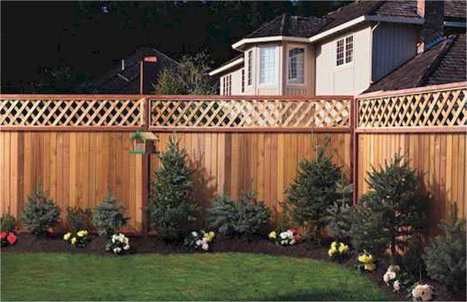 affordable backyard privacy fence design ideas 53