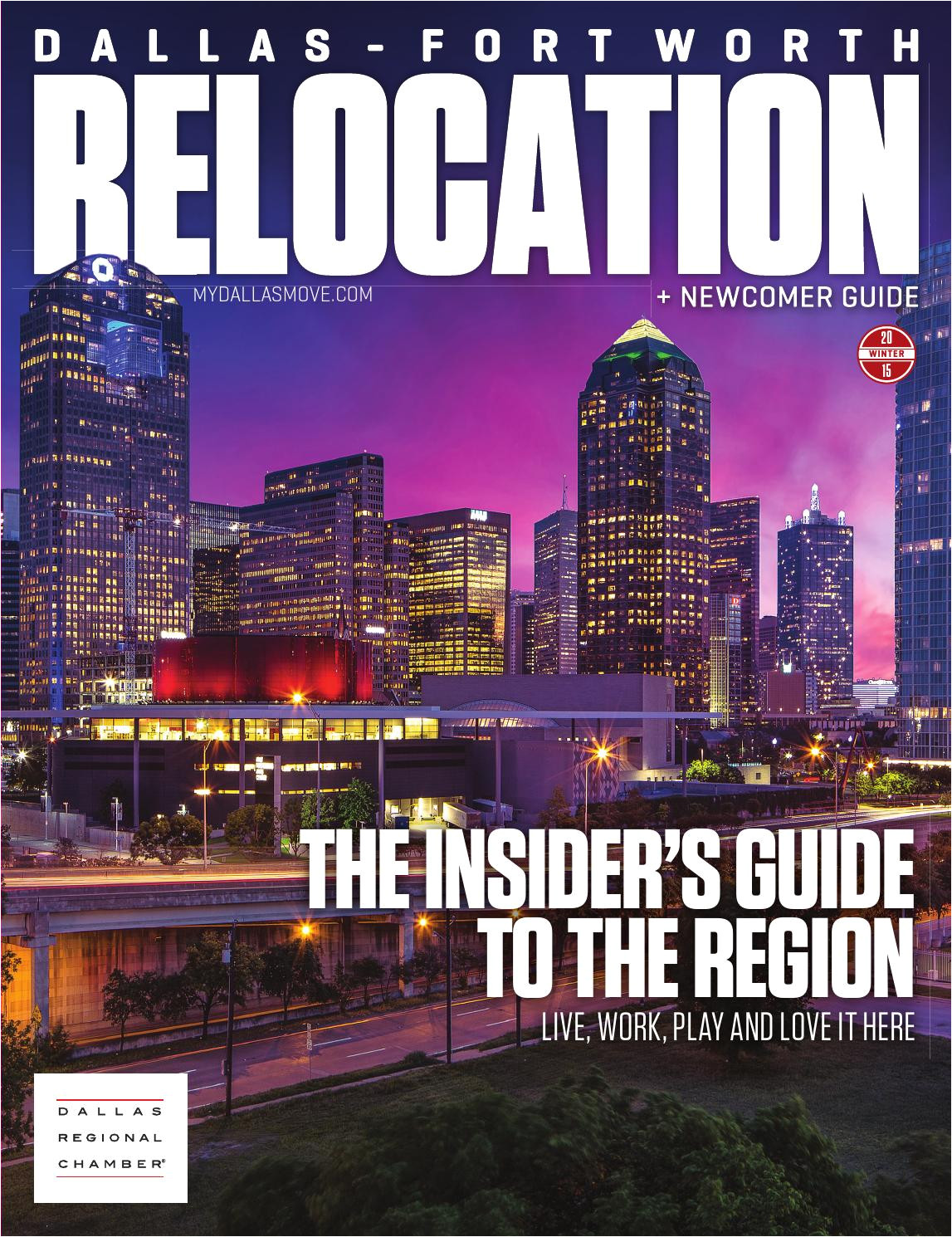 dallas fort worth relocation newcomer guide winter 2015 by dallas regional chamber publications issuu