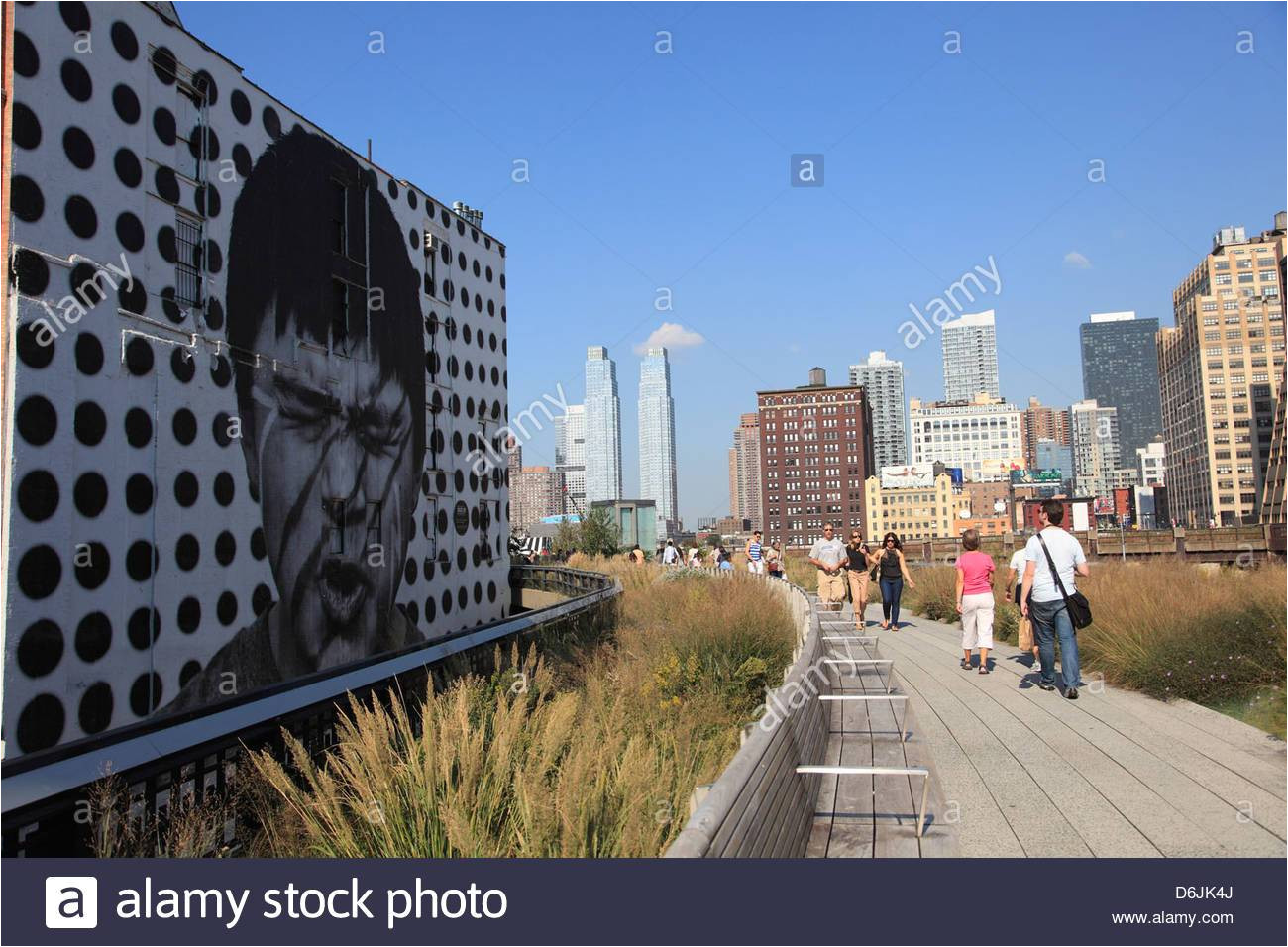 high line park elevated public park on former rail tracks manhattan new york city united states