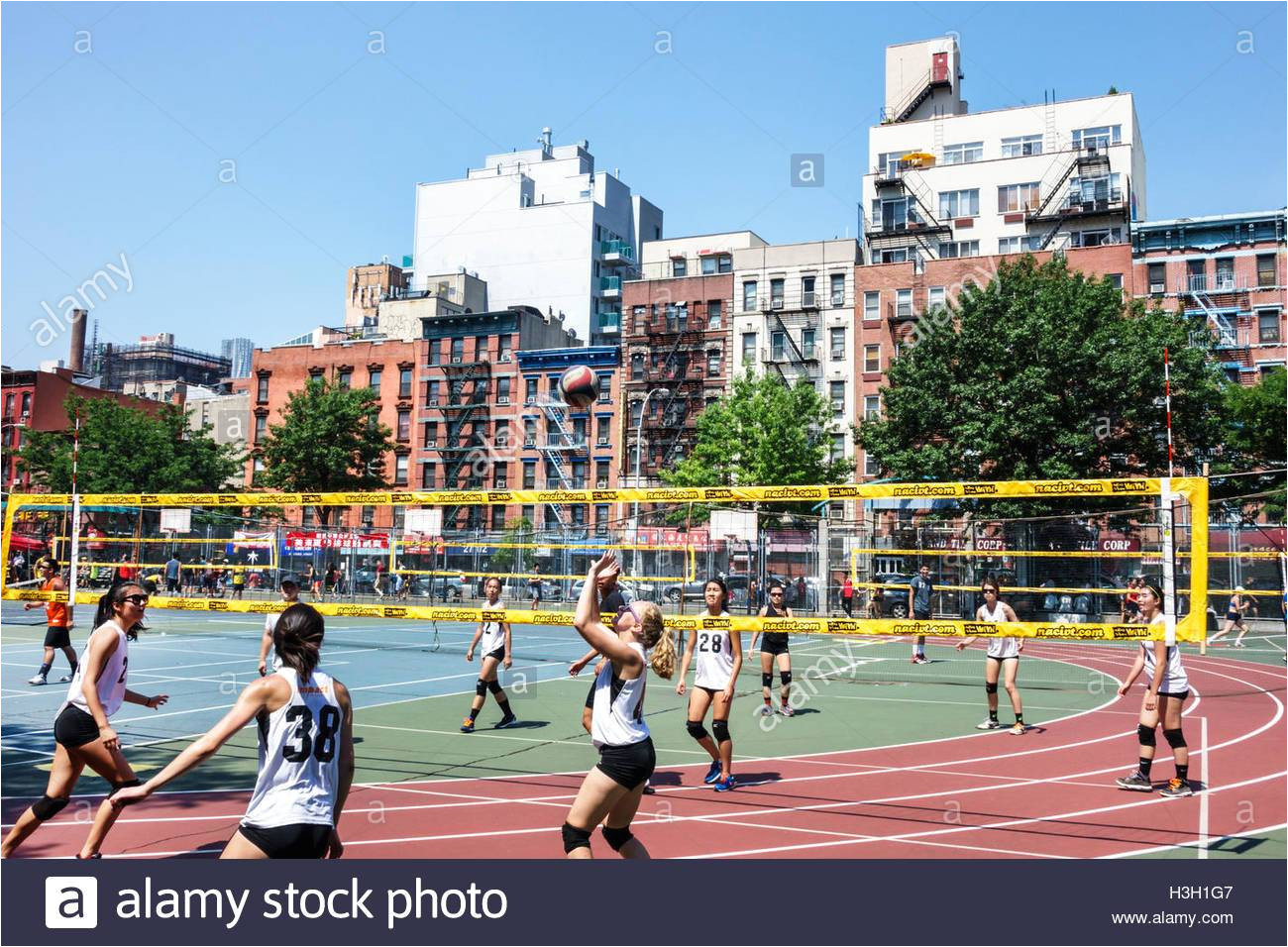 lower manhattan new york city nyc ny chinatown seward park public park athletic field recreational sports