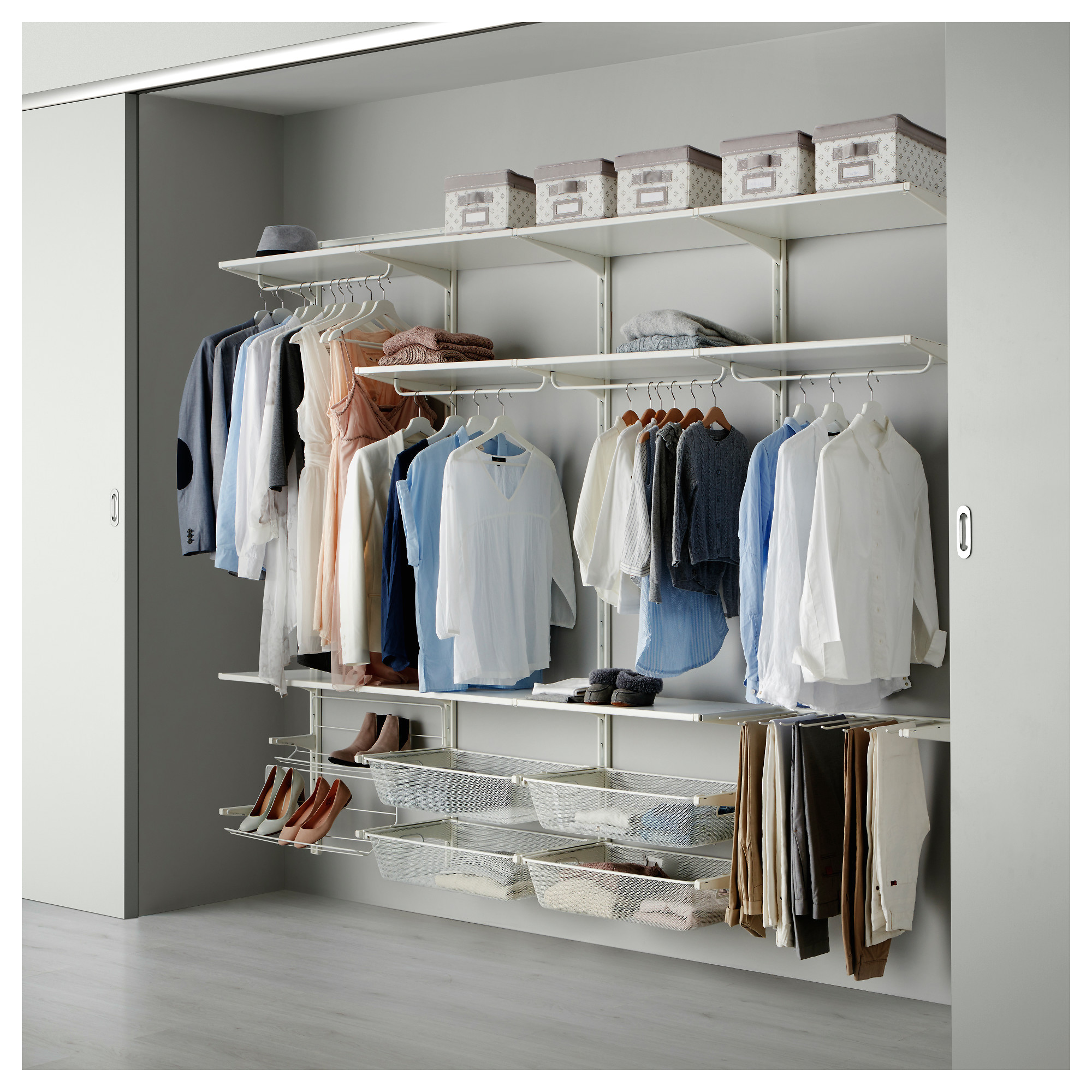 ikea algot wall upright rod shoe organizer white closet bedroom ikea closet