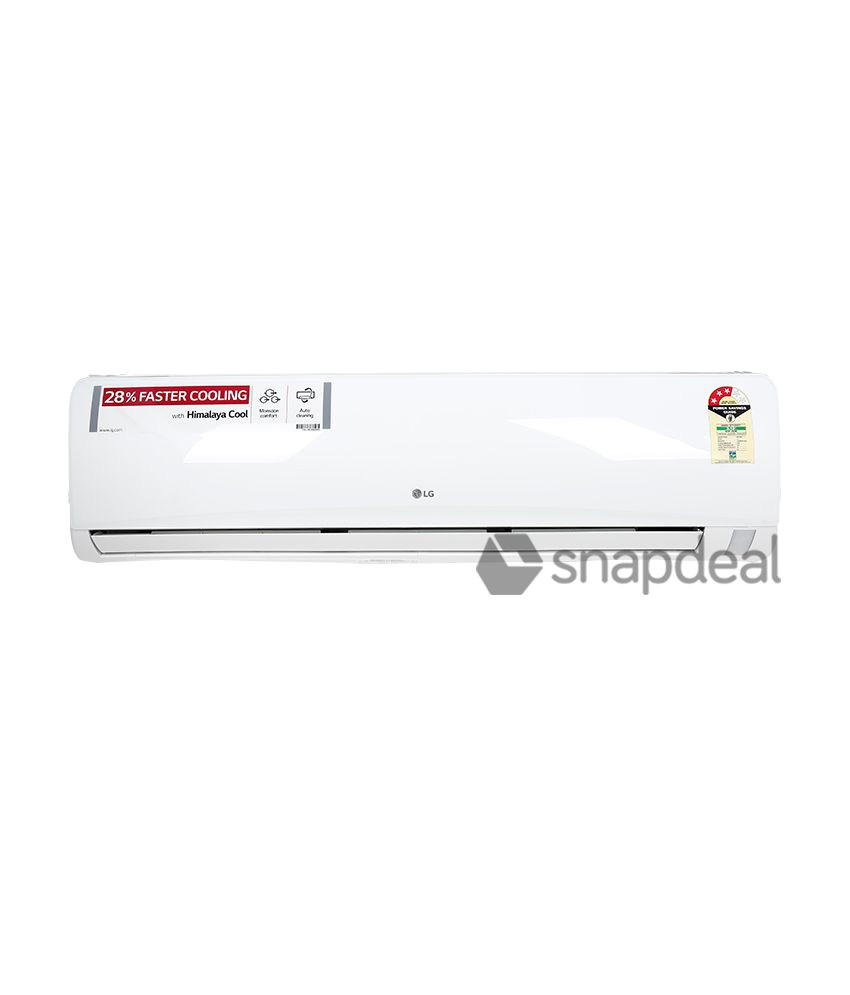 lg 1 5 ton 3 star lsa5np3a split ac white