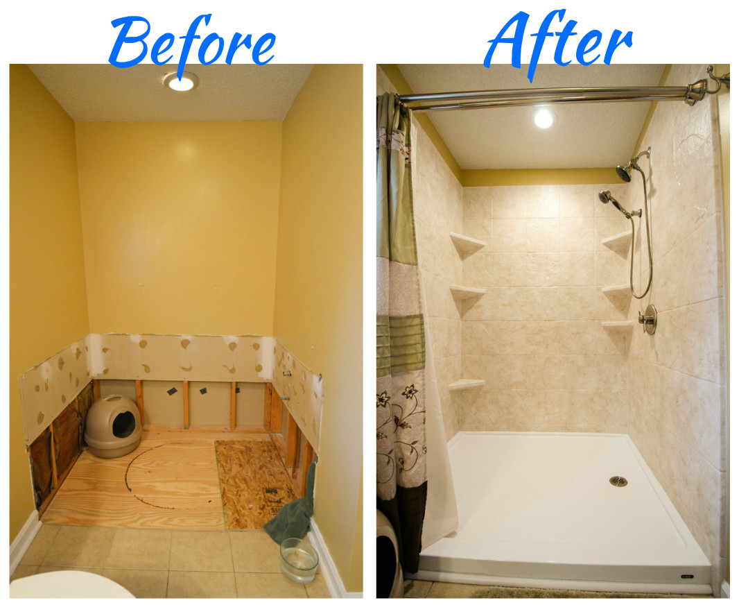 Re Bath before after Pictures Complete Bathroom Remodel Tub to Shower Conversion Walk In