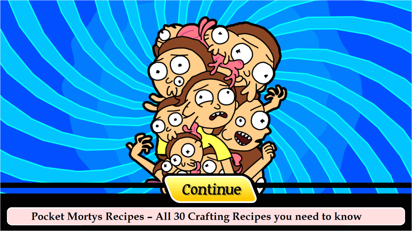 pocket morty recipes crafting mortys recipes pocket morty recipes