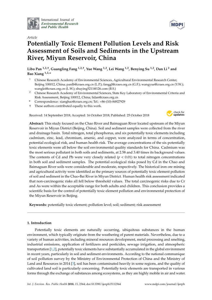 pdf assessment of heavy metal pollution in red river surface sediments vietnam