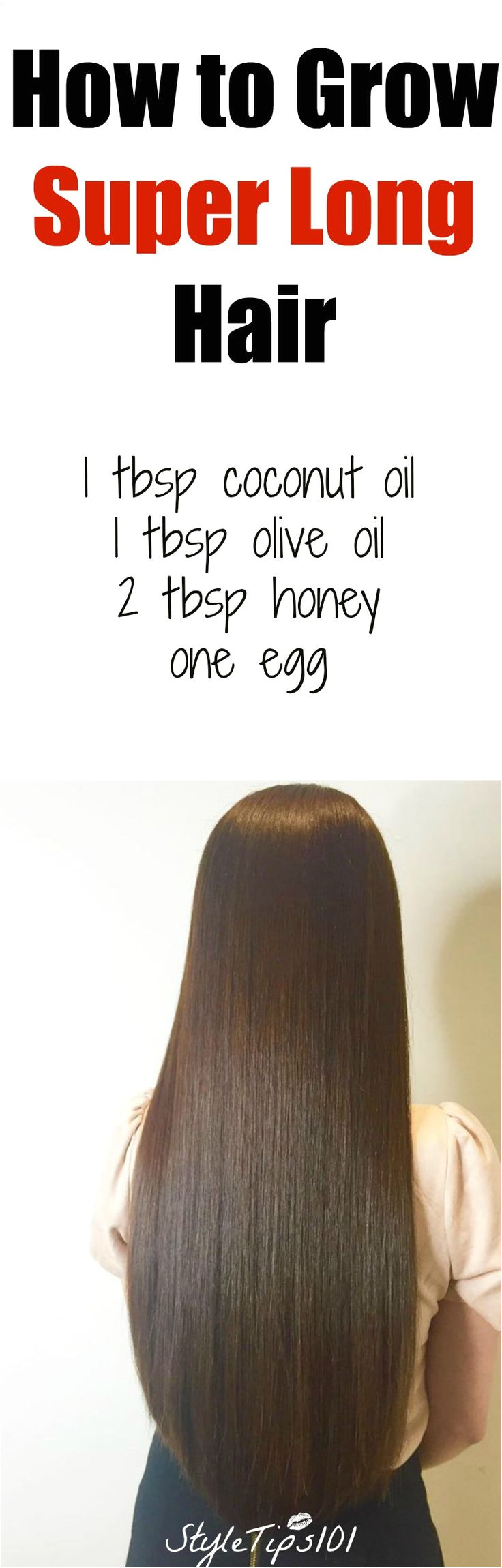 how to grow super long hair you ll need 1 tbsp coconut oil 1