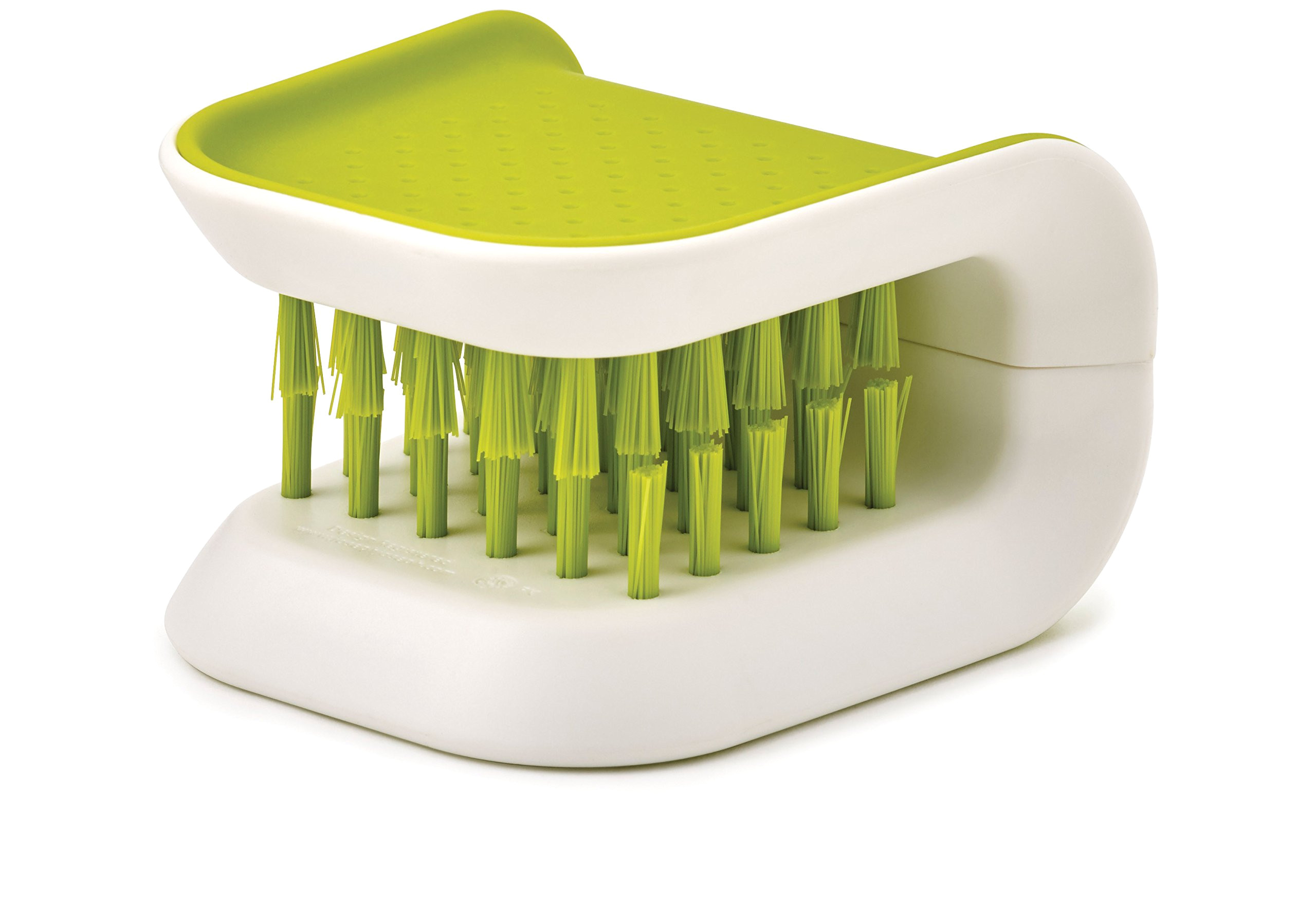 amazon com joseph joseph 85105 bladebrush knife and cutlery cleaner brush bristle scrub kitchen washing non slip one size green kitchen dining