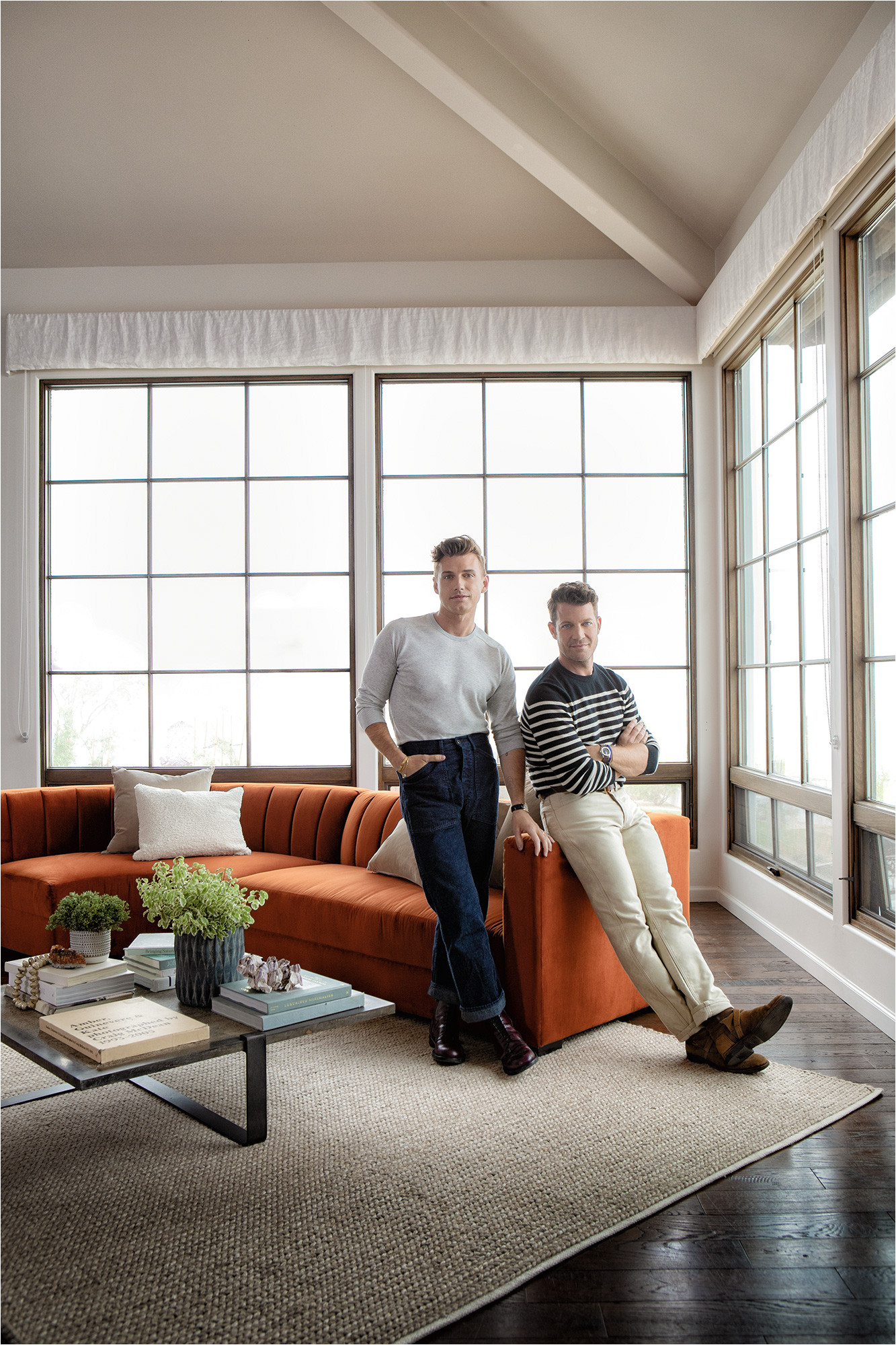 nate berkus and jeremiah brent debut furniture line inspired by their own home