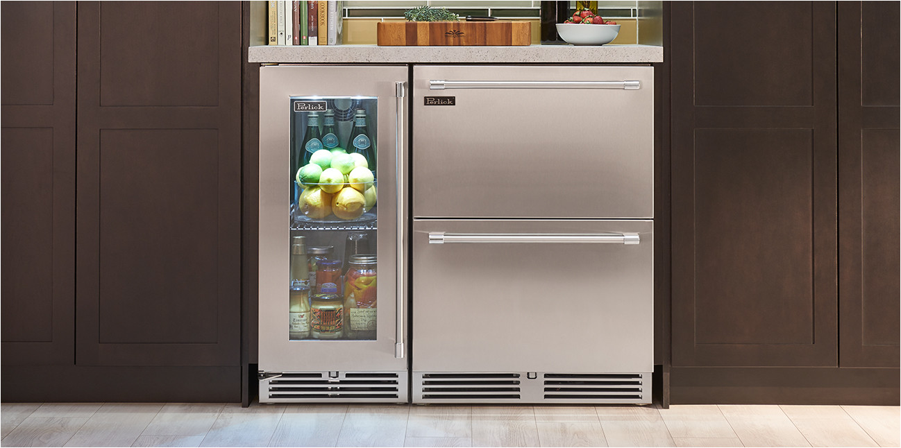 Shallow Depth Under Cabinet Refrigerator Wine Storage Perlick Wine Refrigerator Perlick Wine Cooler