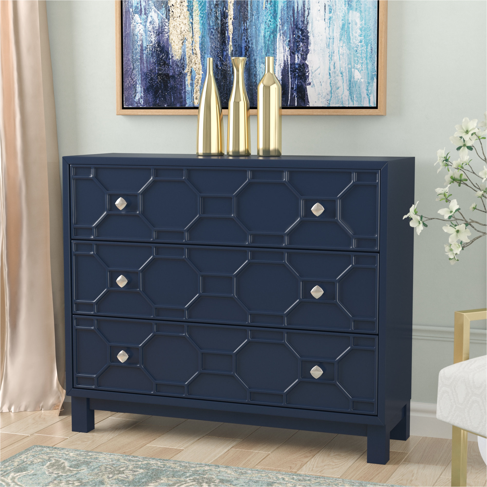 shallow dressers for small spaces beautiful willa arlo interiors rosen 3 drawer accent chest reviews