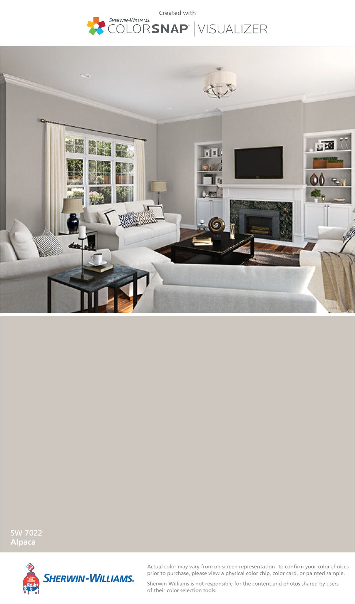 Sherwin Williams Light French Grey Behr I Found This Color with Colorsnapa Visualizer for iPhone by Sherwin