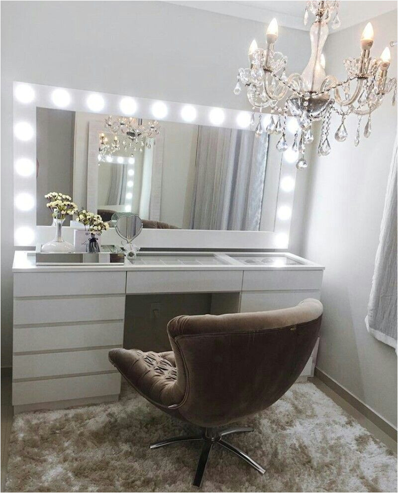 beautiful vanity dressing table with lights because your beauty matters mira design interiors