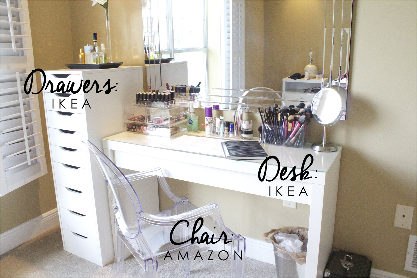 vanity set up vanity room vanity desk glass vanity table white vanity