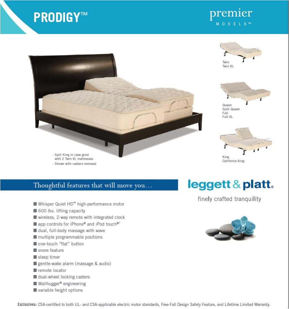 amazon com adjustables prodigy adjustable bed twin x large kitchen dining