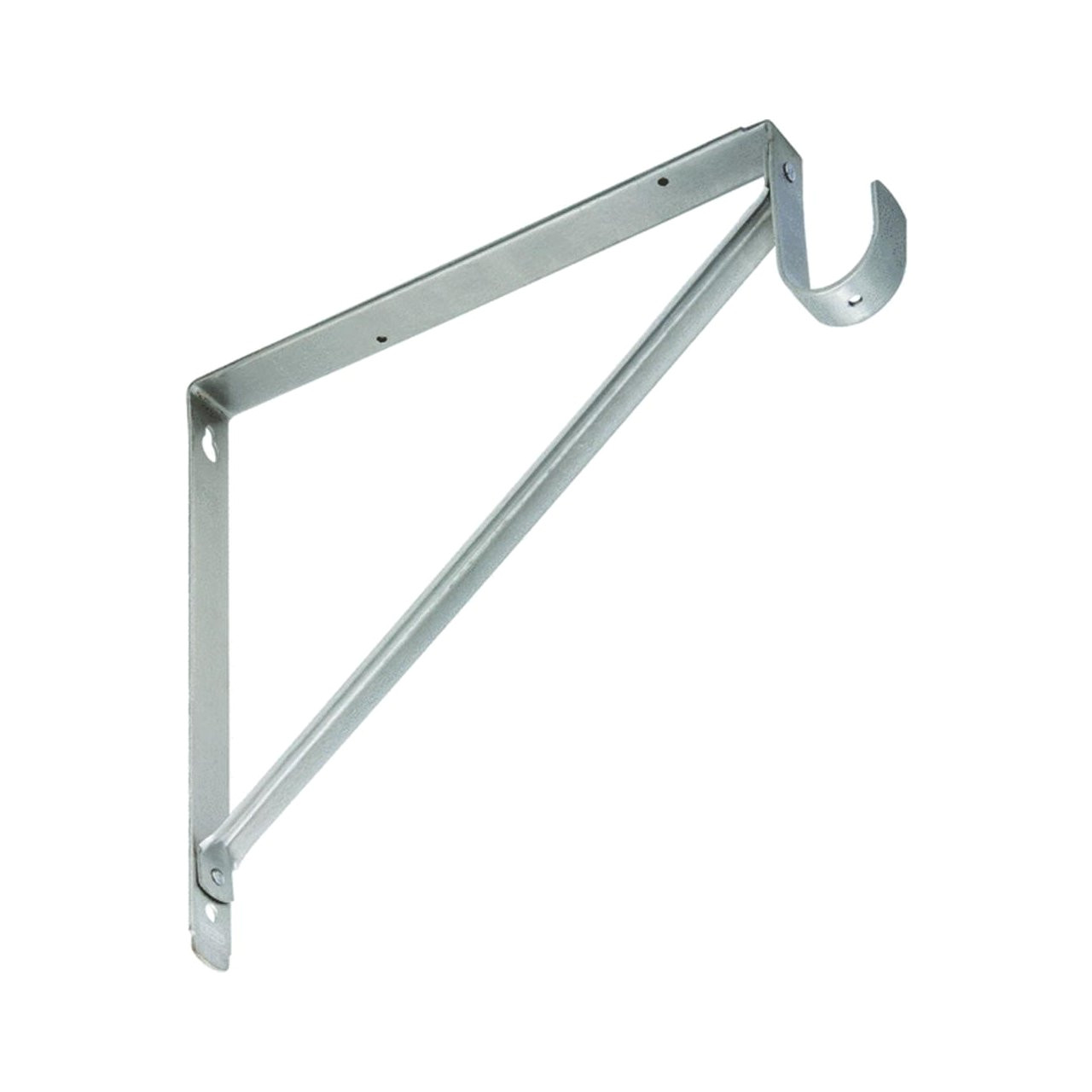 amazon com lido designs brushed nickel heavy duty shelf and rod bracket national hardware home kitchen