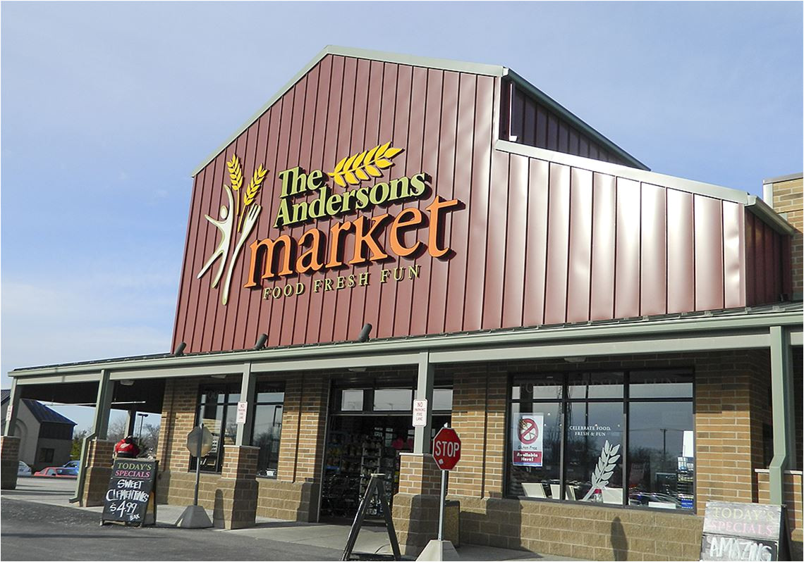 the andersons fresh market in sylvania township food only store did not provide sustainable