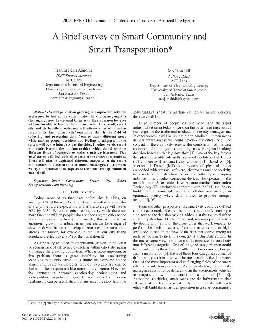 pdf smart cities a survey on data management security and enabling technologies