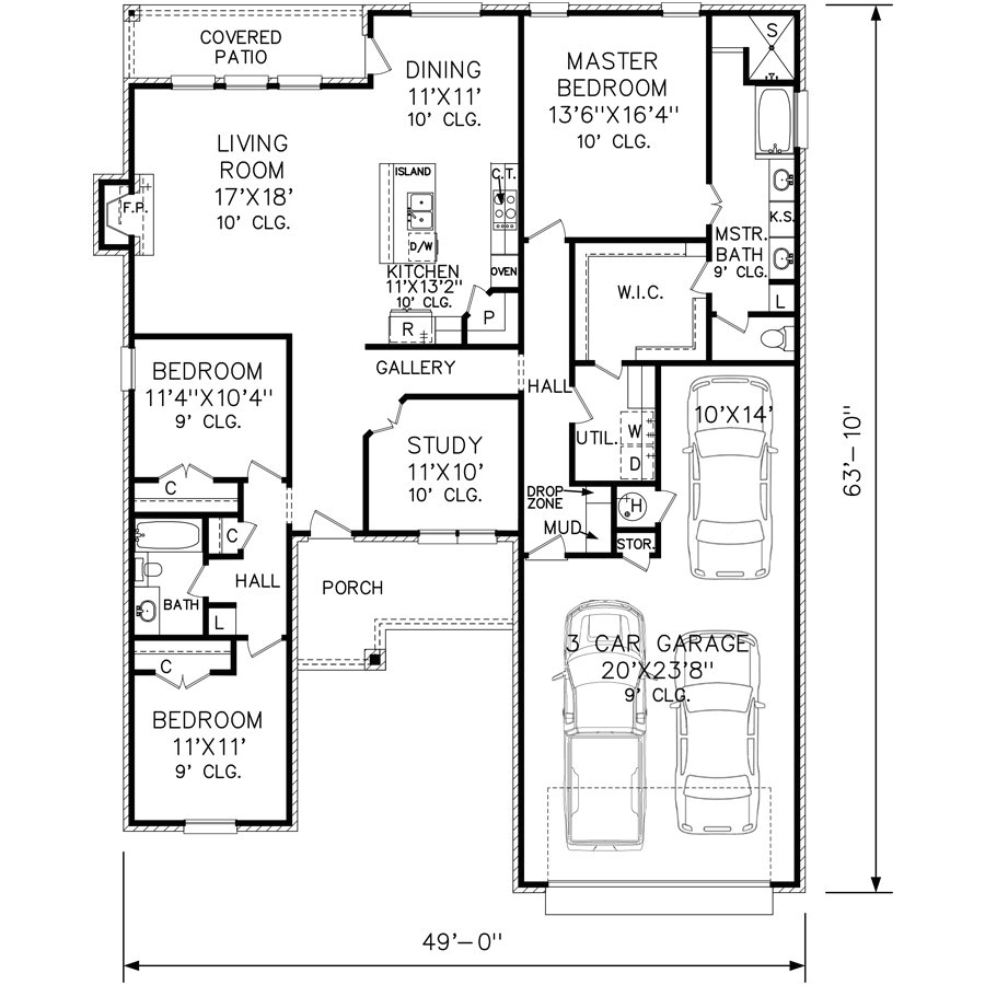 1375 square foot house plans best of 14 luxury southern living house plan 1375