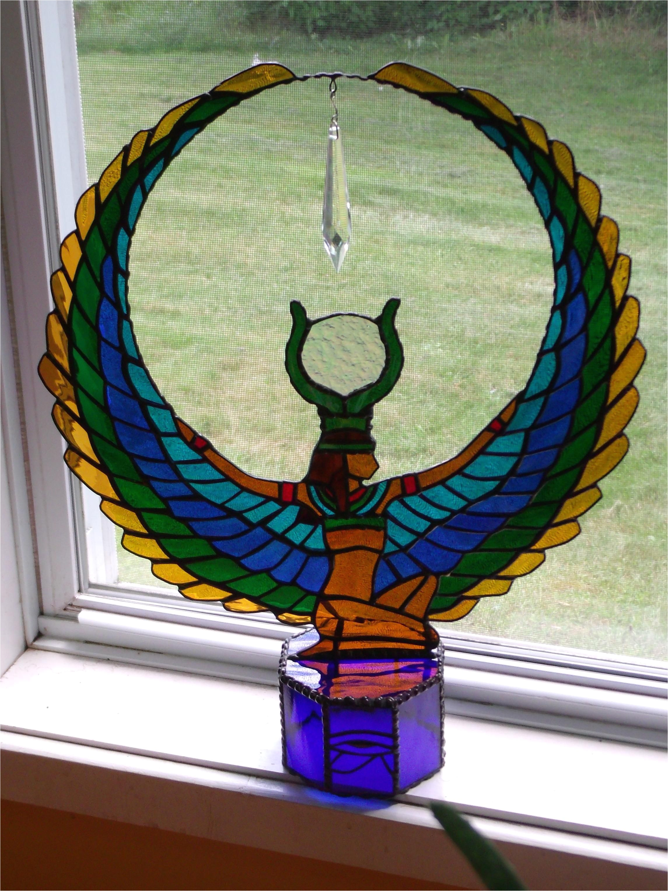 amberlyn s goddess isis delphi stained glass