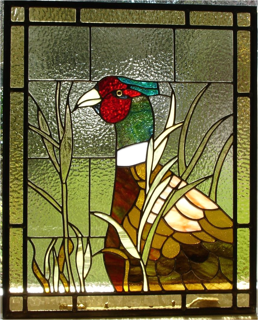 stained glass panels stained glass birds stained glass