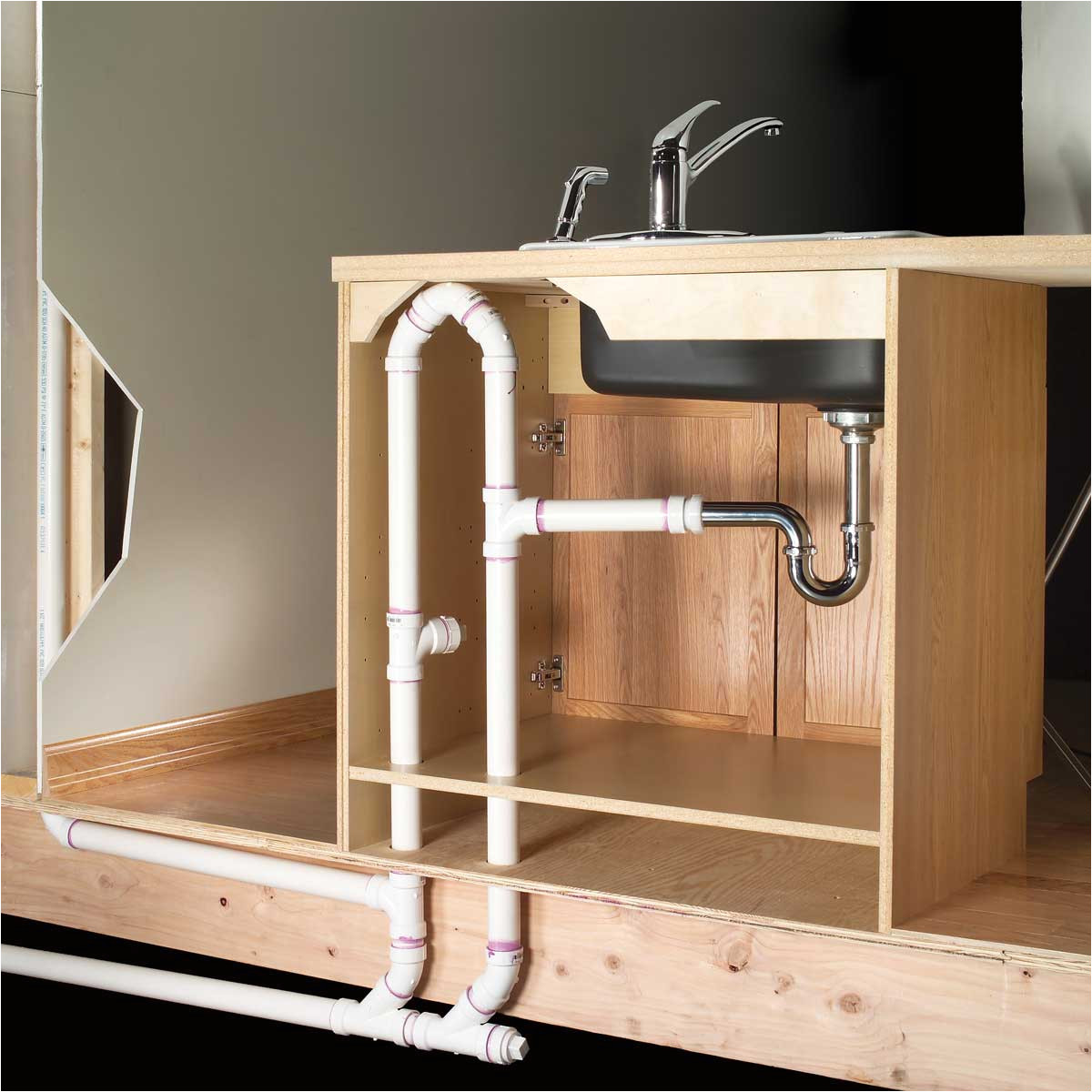 Stand Alone Kitchen Sink Units How to Plumb An island Sink the Family Handyman